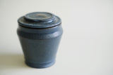 深潤藍釉茶罐