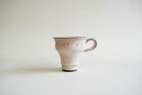 灰粉釉有耳小杯